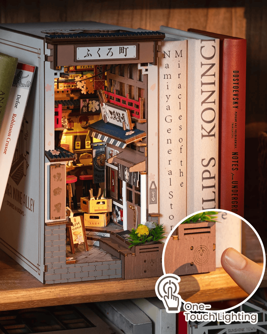 Sakura Wine Alley DIY Book Nook Kit