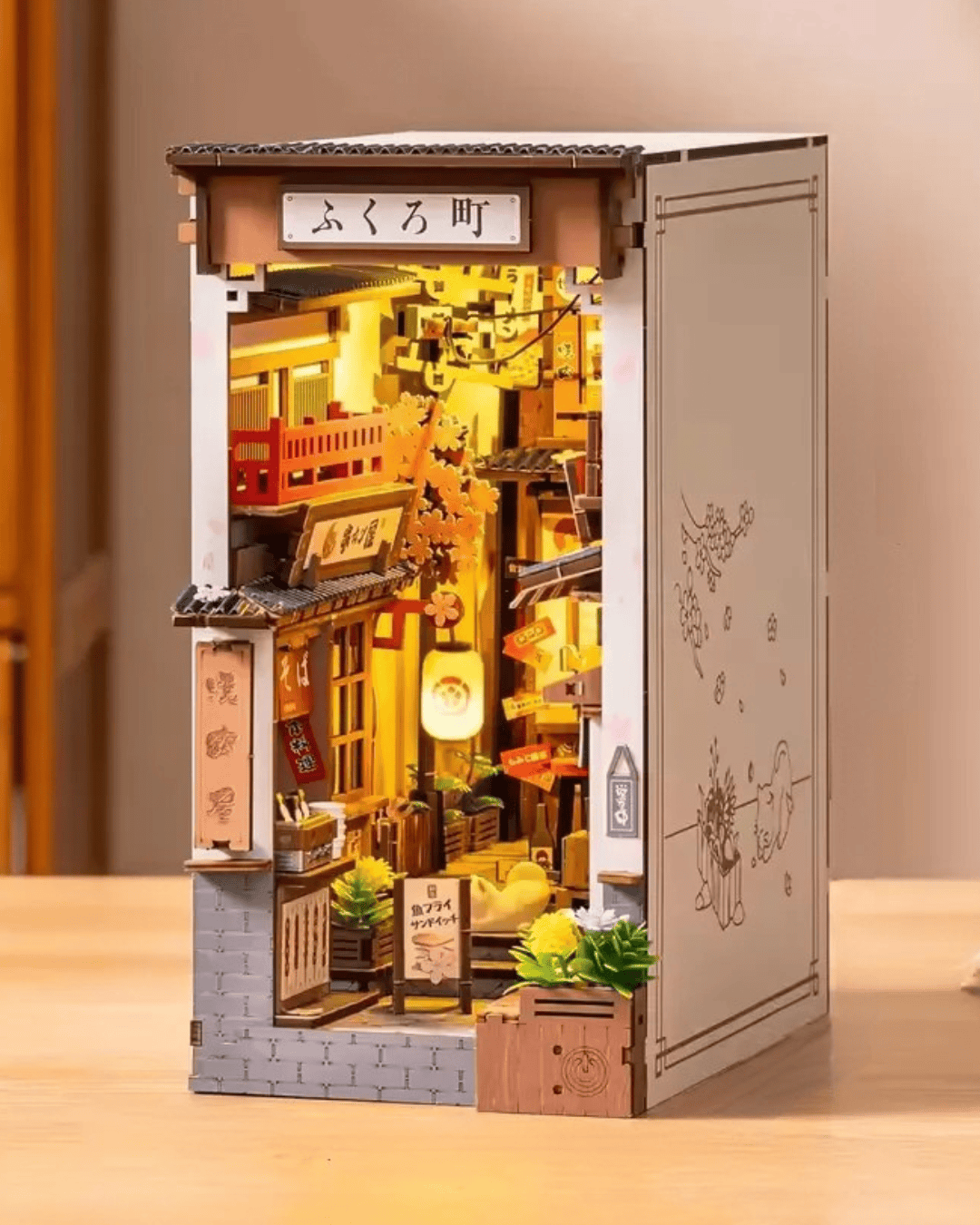 Sakura Wine Alley DIY Book Nook Kit