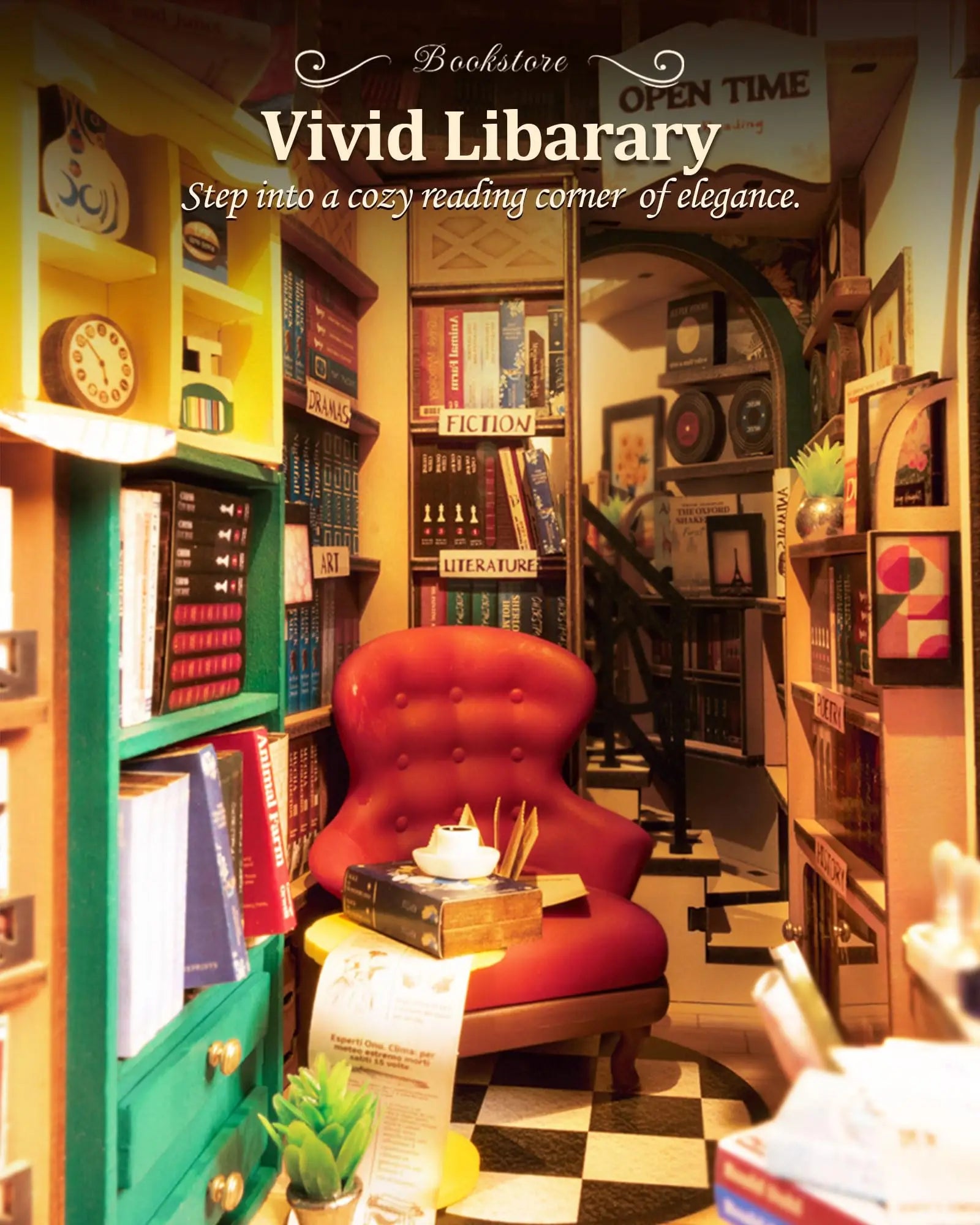 Shakespeare Bookstore - DIY Book Nook Kit