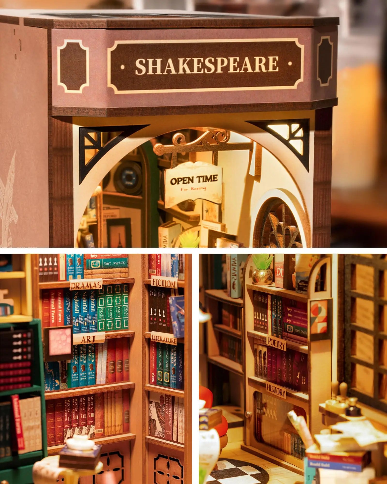 Shakespeare Bookstore - DIY Book Nook Kit