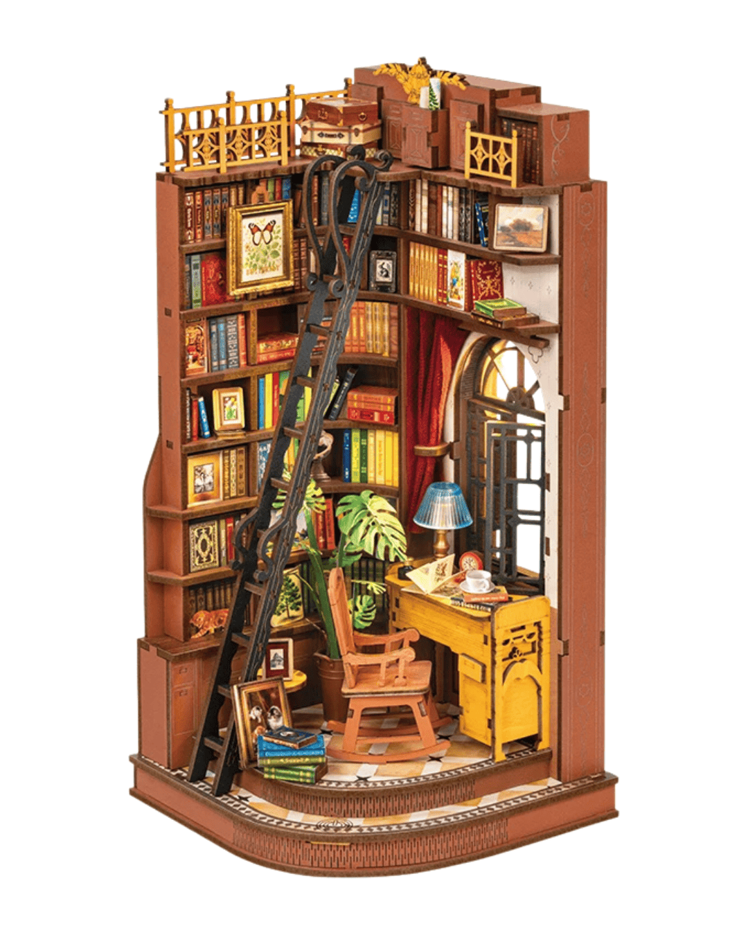 Silent Corner Study DIY Miniature House