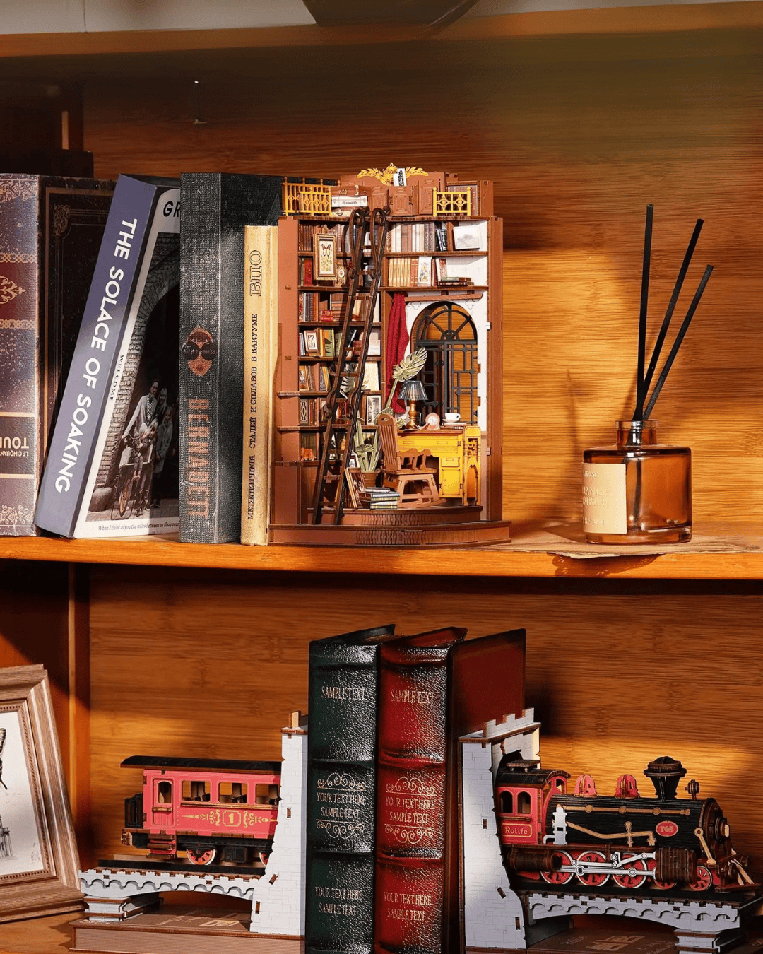 Silent Corner Study DIY Miniature House