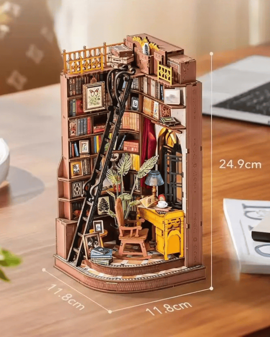 Silent Corner Study DIY Miniature House