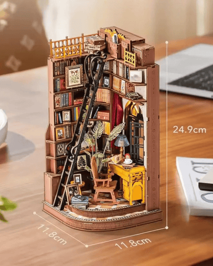 Silent Corner Study DIY Miniature House