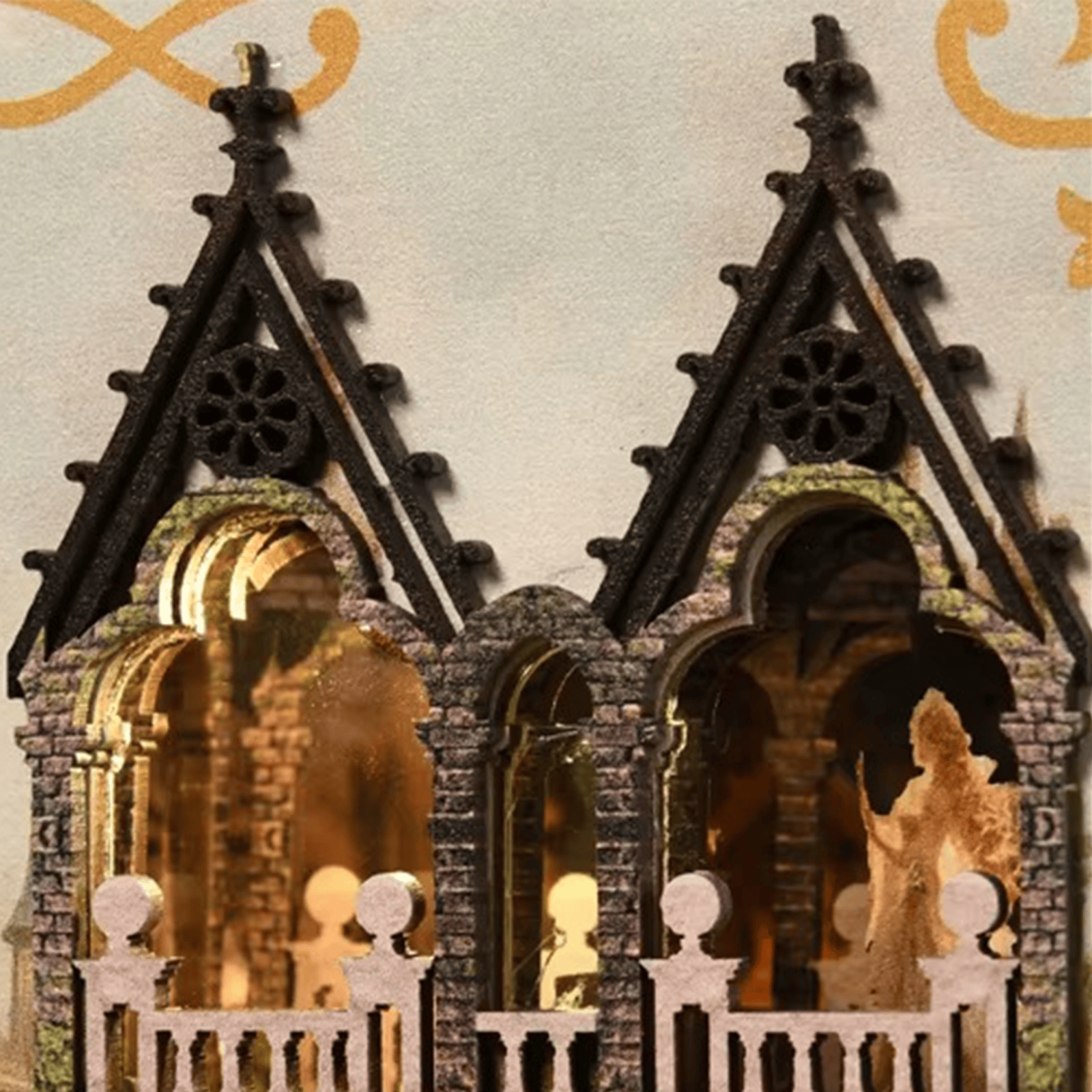 Sleeping Beauty Book Nook - Fairy Tale Castle, 210 pcs