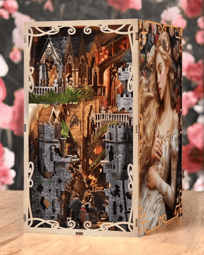Sleeping Beauty Book Nook - Fairy Tale Castle, 210 pcs