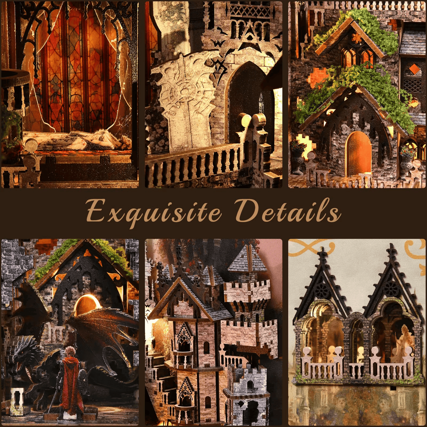 Sleeping Beauty Book Nook product details