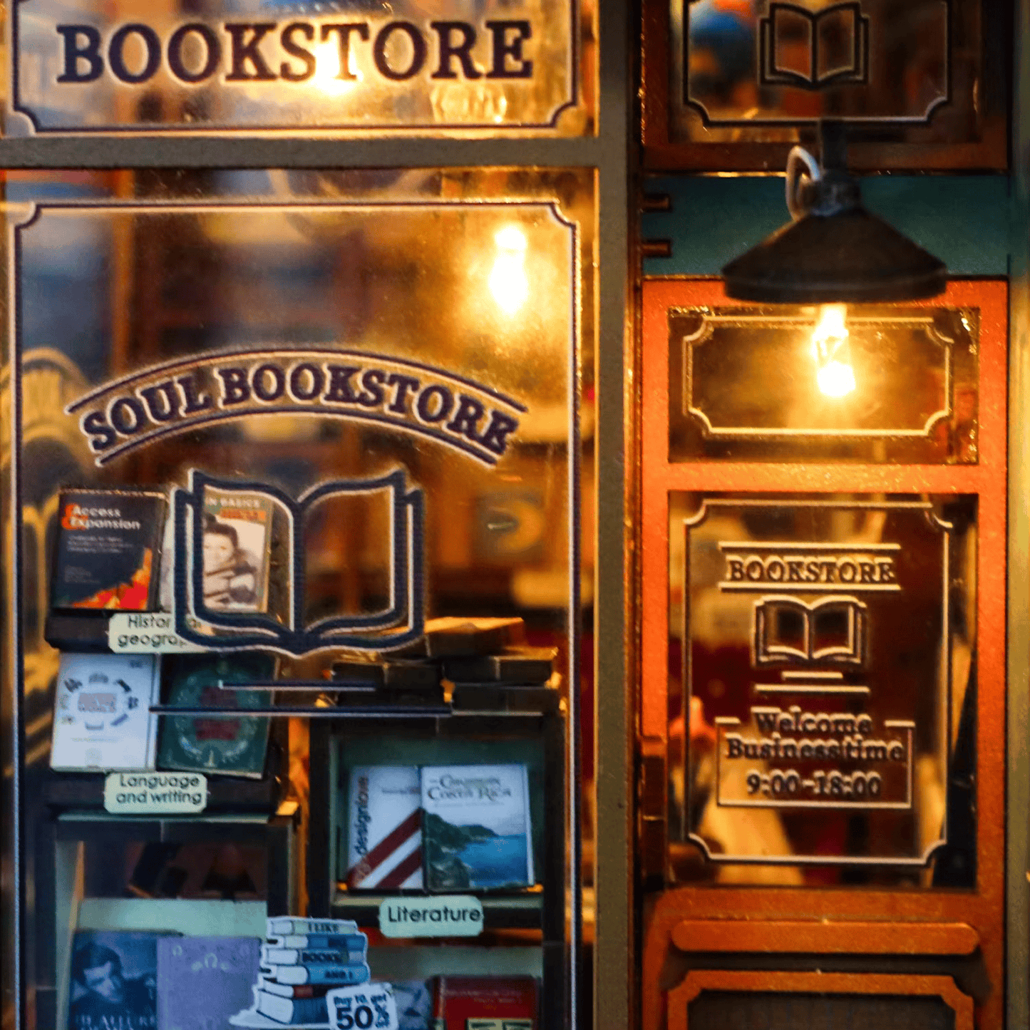 Soul Bookstore Book Nook (with LED) - 176 pcs