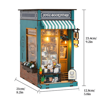 Soul Bookstore Book Nook (with LED) - 176 pcs