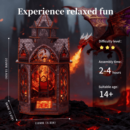 Spire of The Wyrm Miniature House - Dragon Keep, 142 pcs