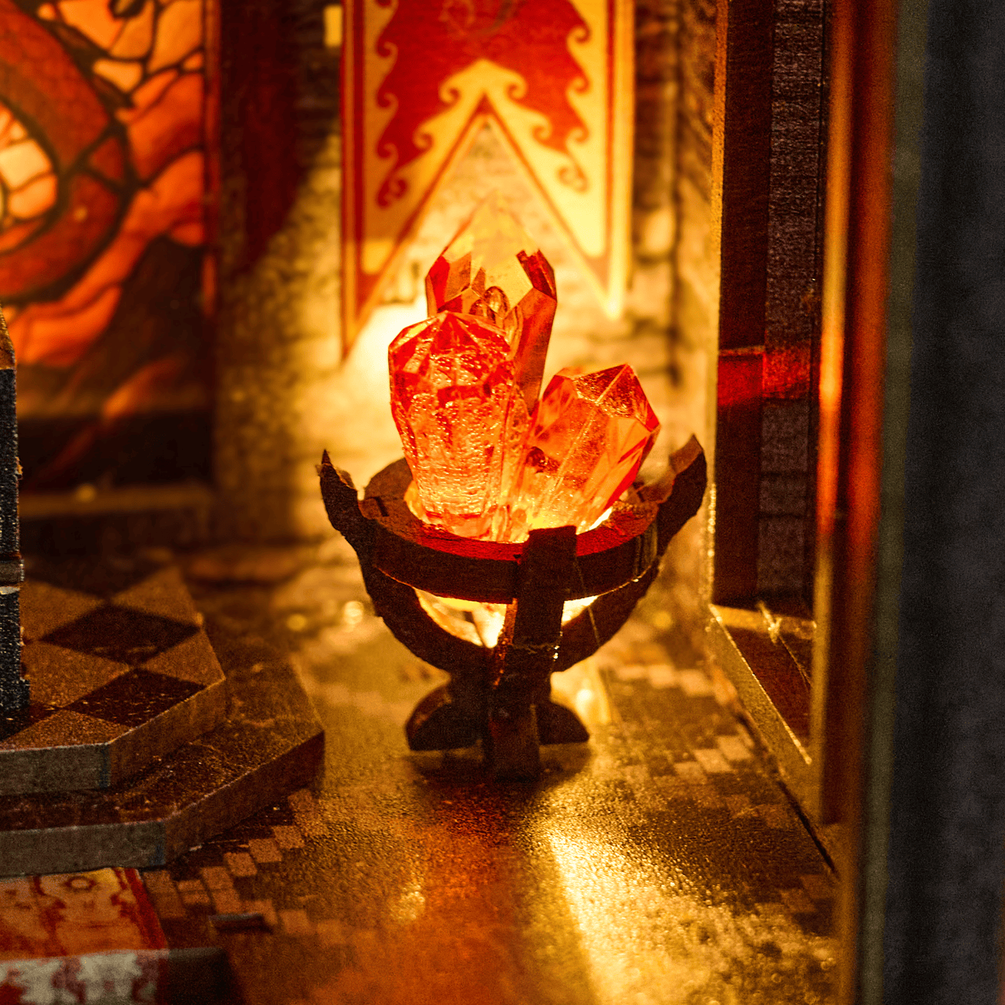 Spire of The Wyrm Miniature House - Dragon Keep, 142 pcs