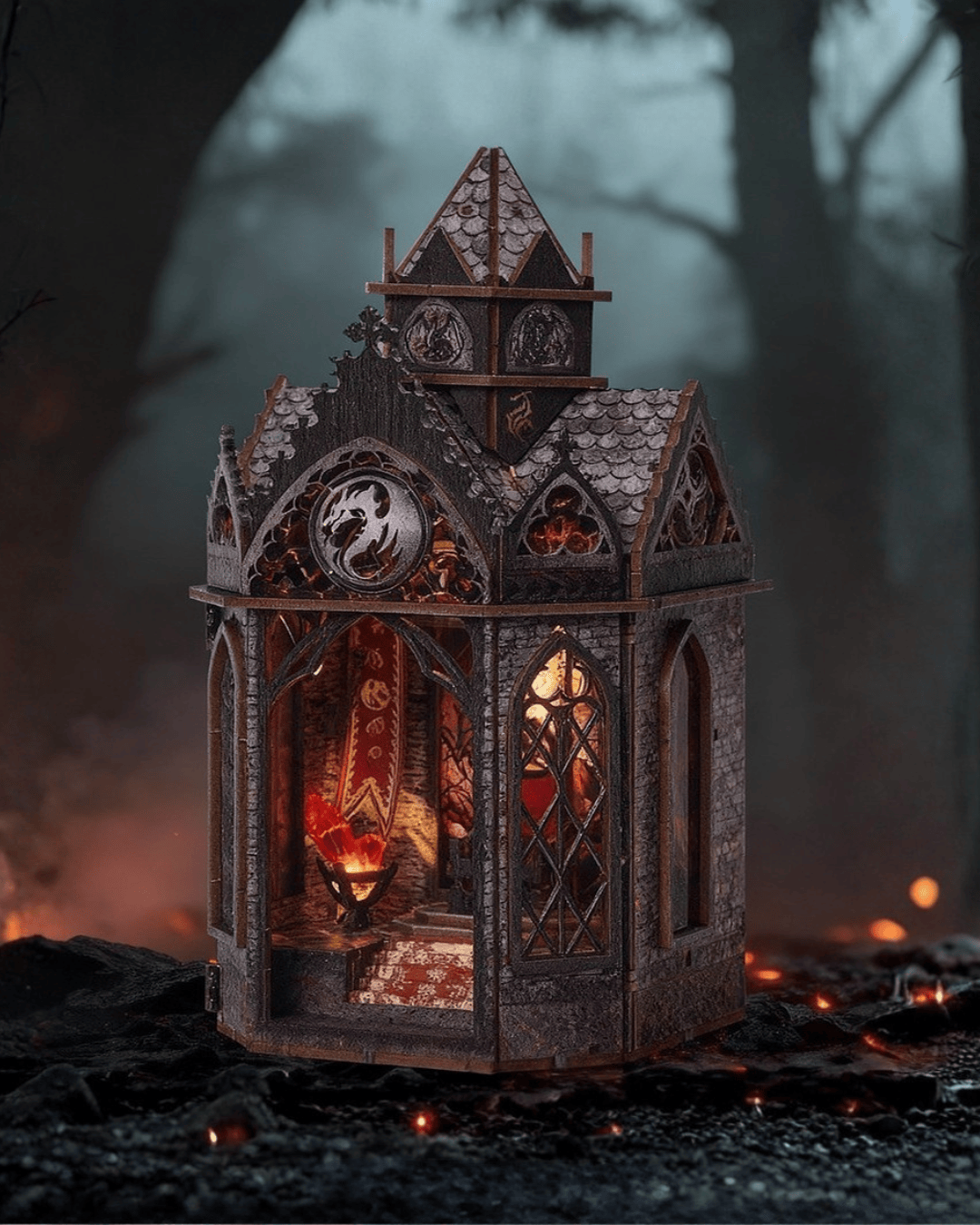 Spire of The Wyrm Miniature House - Dragon Keep, 142 pcs