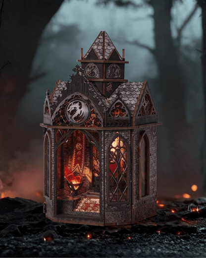 Spire of The Wyrm Miniature House - Dragon Keep, 142 pcs