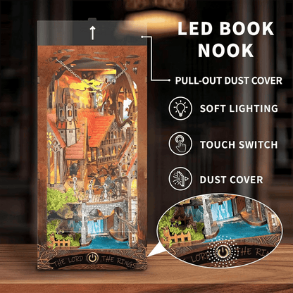 Spirit Valley Magic Ring Book Nook - LED features