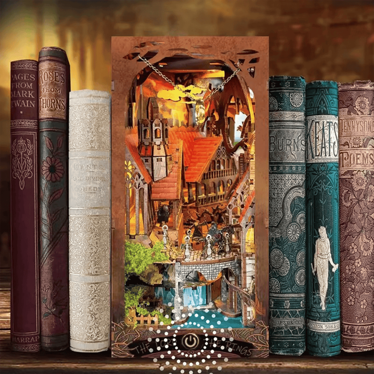 Spirit Valley Magic Ring Book Nook - between books