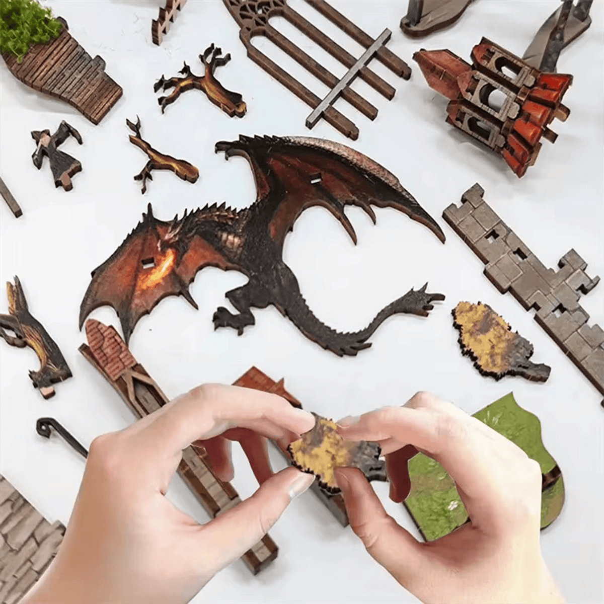 Spirit Valley Magic Ring Book Nook - kit contents