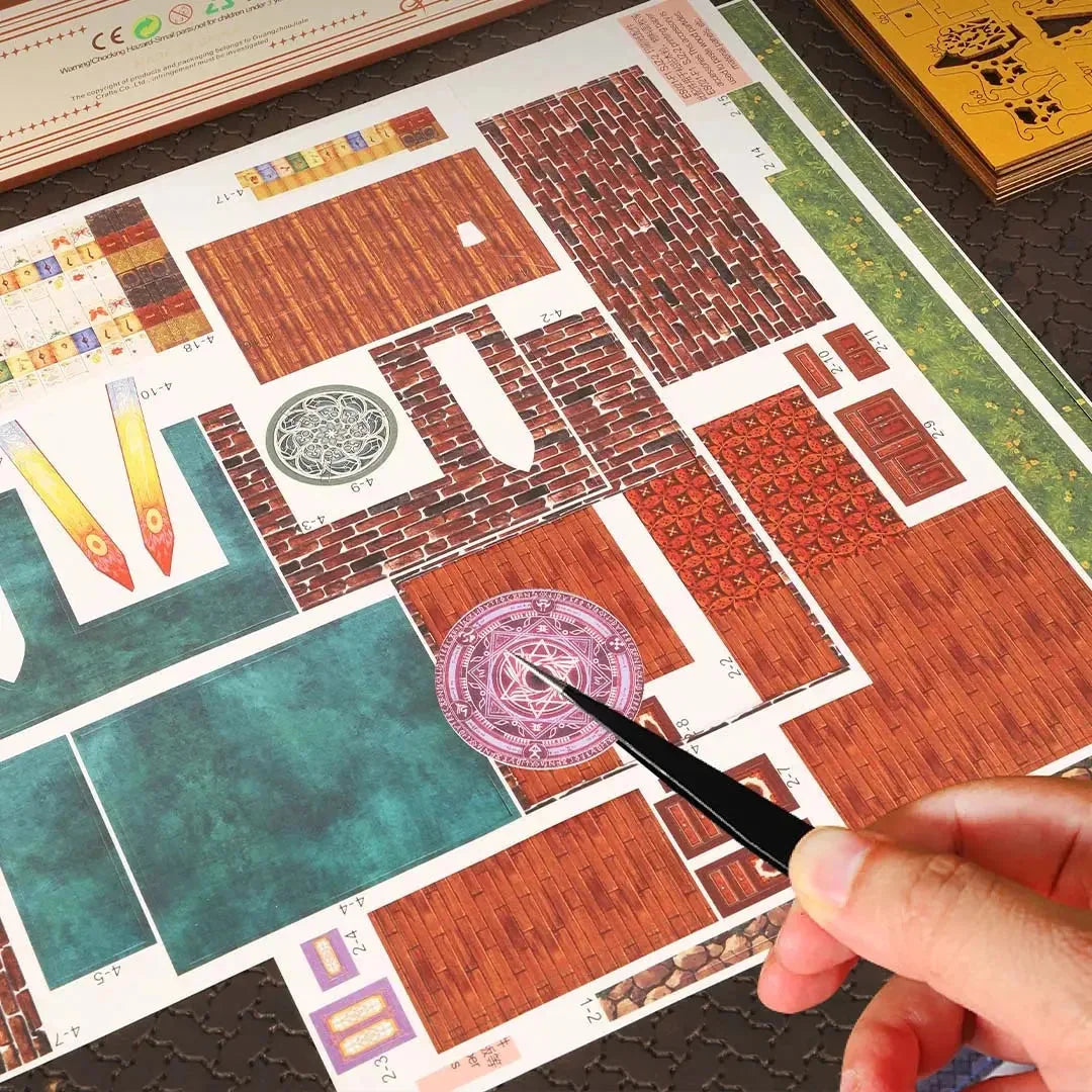 Strange Castle Book Nook - kit boards