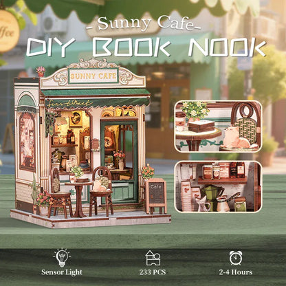Sunny Cafe with terrace in Miniature House Kit