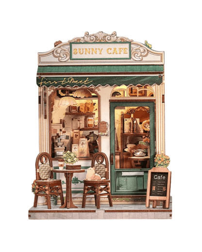 Sunny Cafe with terrace in Miniature House Kit