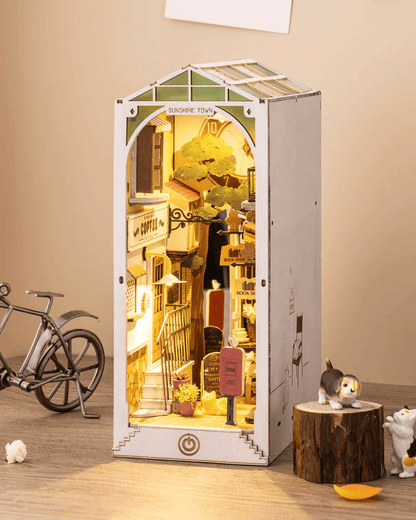 Sunshine Town DIY Wooden Book Nook