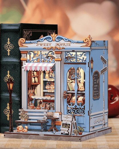 French pastry shop in Book Nook kit