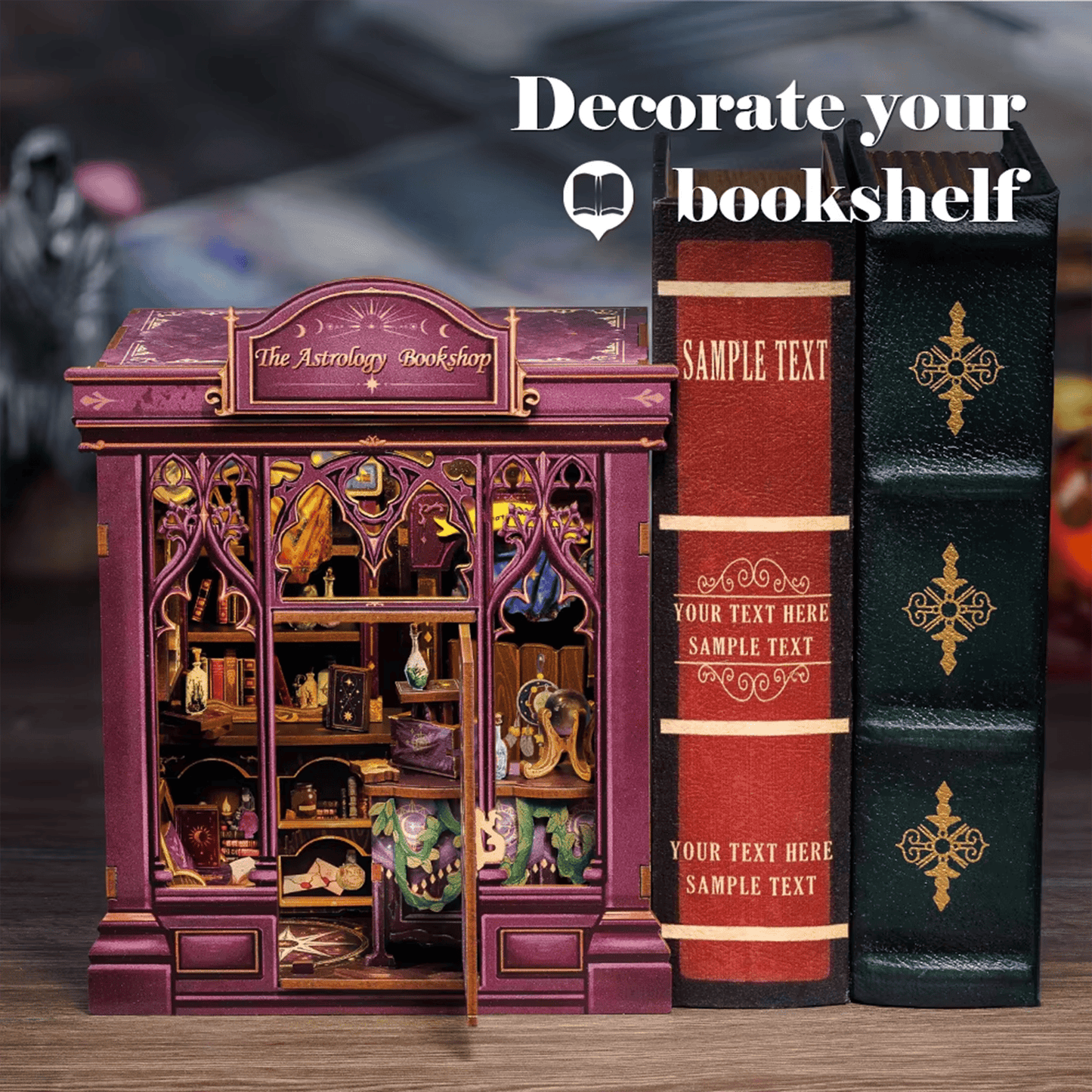 The Astrology Bookshop Book Nook (with LED) - 155 pcs
