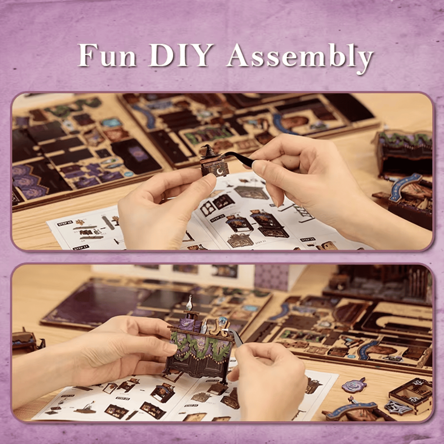 The Astrology Bookshop Book Nook (with LED) - 155 pcs