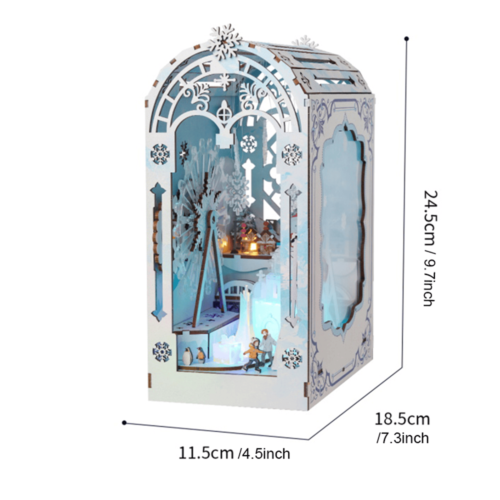 The Great Ice World Book Nook - Ice Village | 265 pcs