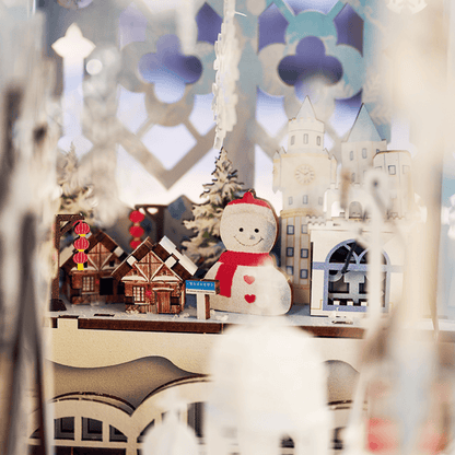 The Great Ice World Book Nook - Ice Village | 265 pcs