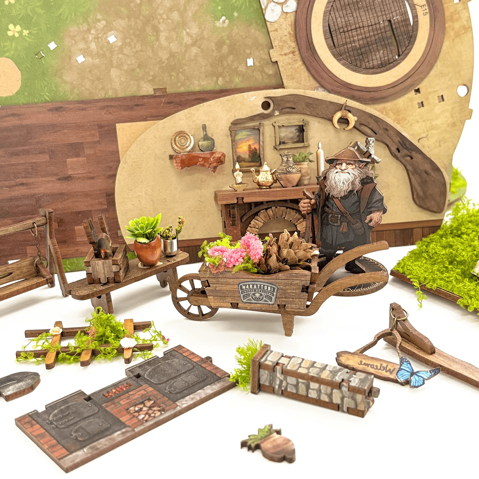 The Magic Ring Book Nook - kit contents