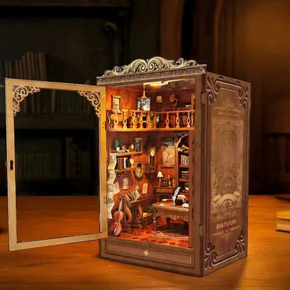 Time Book House Book Nook - glass door