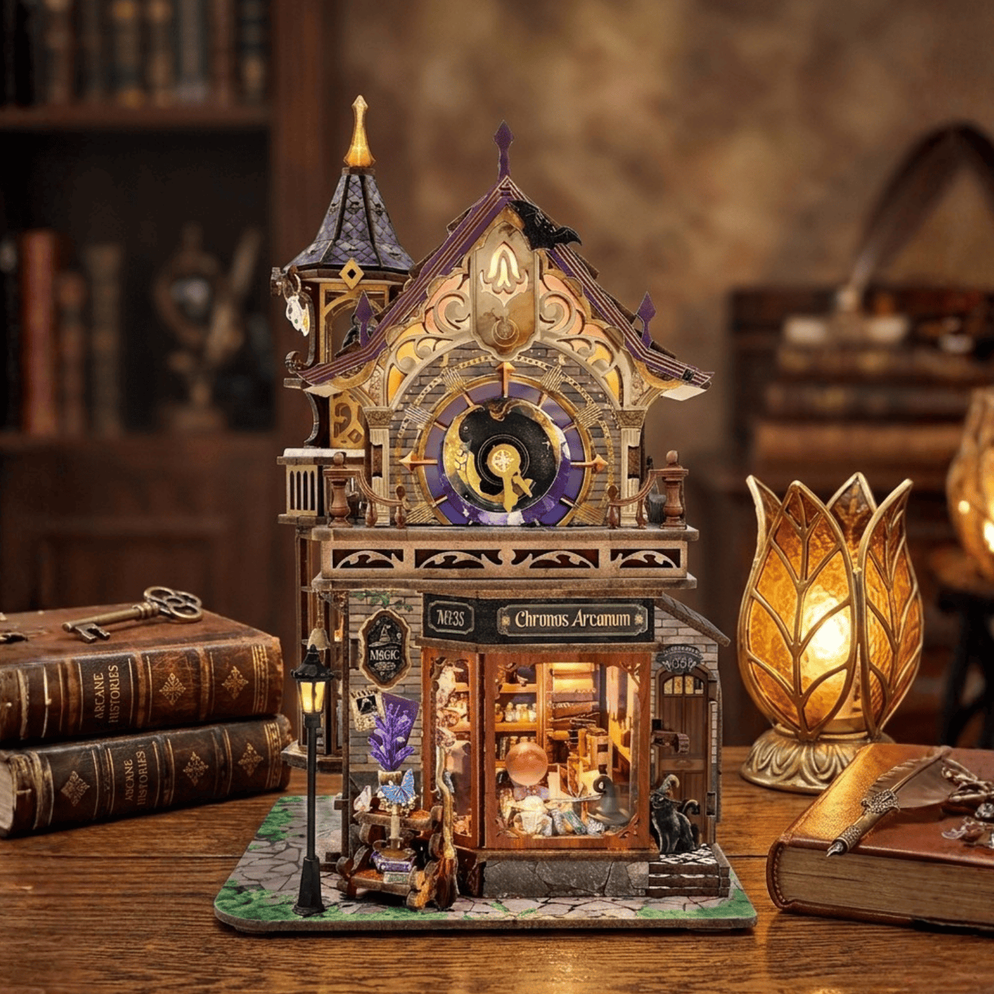 Time Magic Club Miniature House - Magic Clock | 365 pcs