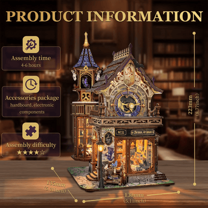 Time Magic Club Miniature House - Magic Clock | 365 pcs