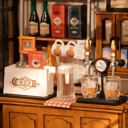 Tipsy Restaurant Miniature House - Corner Bistro | 297 pcs