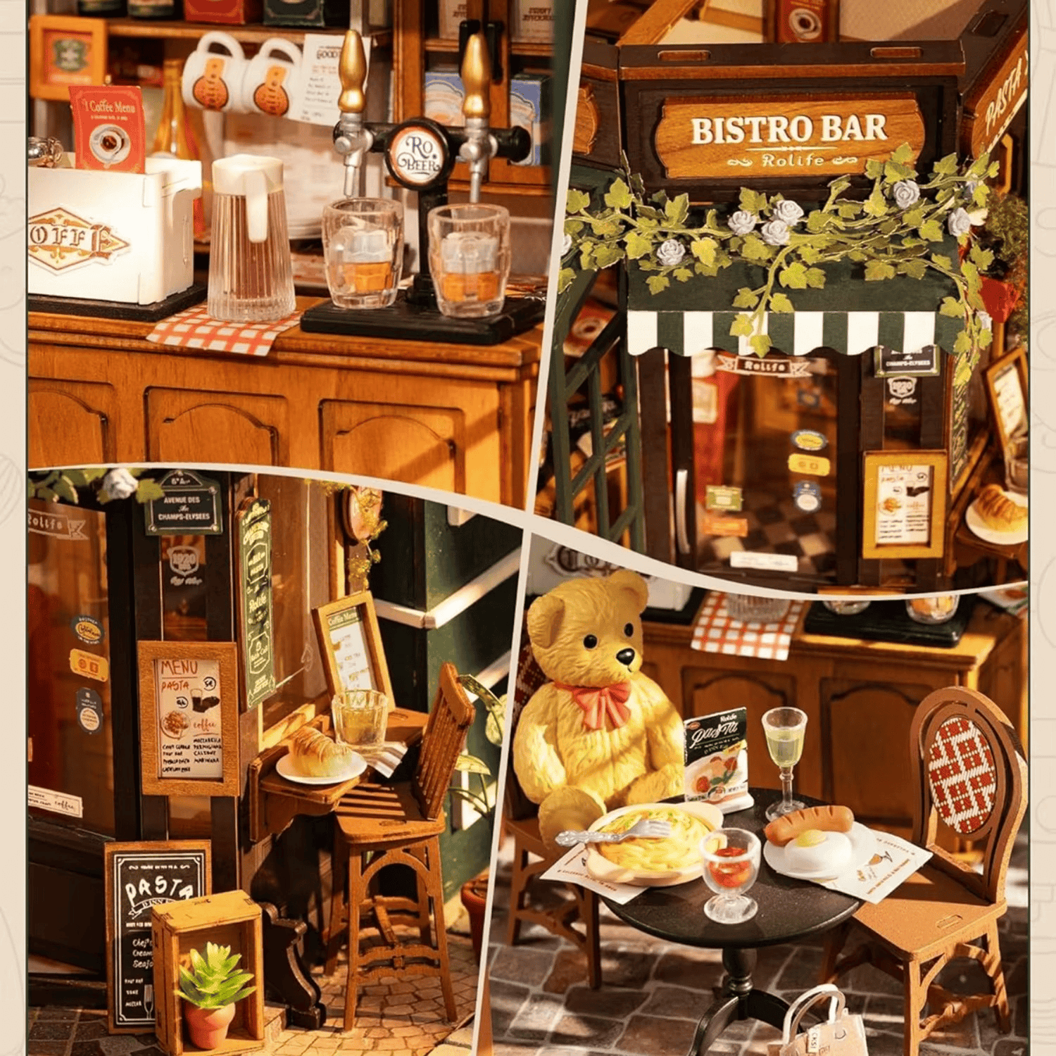 Tipsy Restaurant Miniature House product details