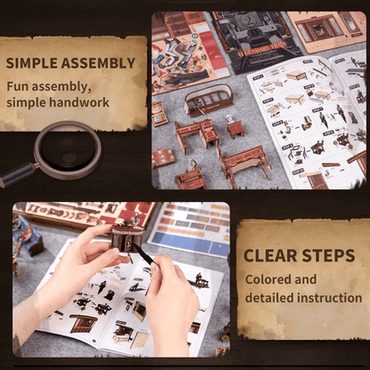 Mystery Train Book Nook "Murder on the Orient Express" Style