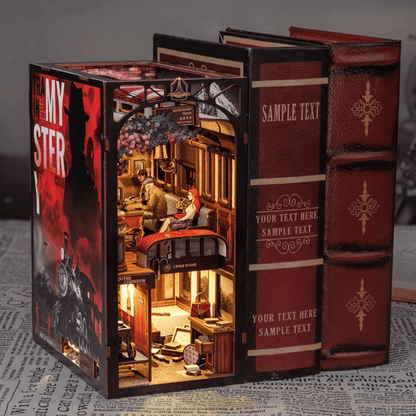 Mystery Train Book Nook "Murder on the Orient Express" Style