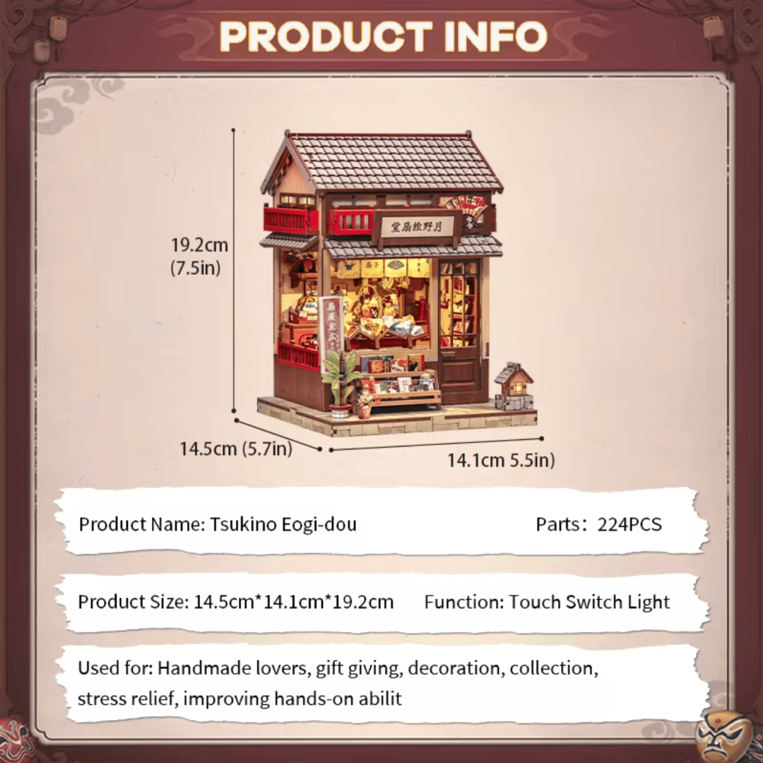 Tsukino Eogi-dou DIY Miniature House Kit