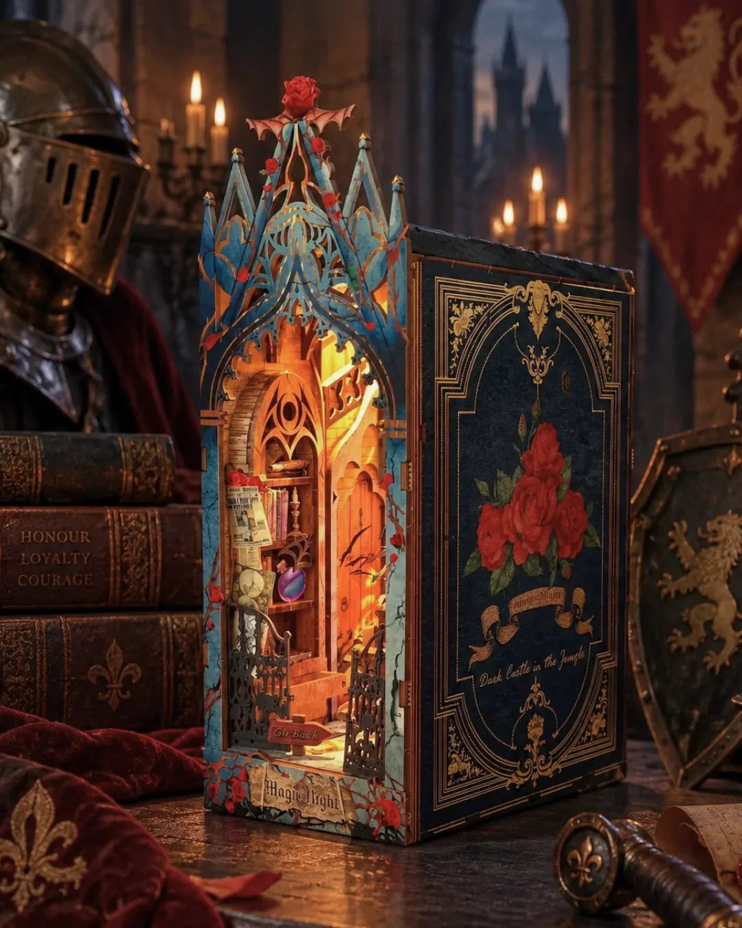 Twilight Castle Book Nook - side view