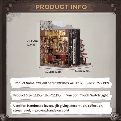 Twilight of the Warriors Book Nook - product info
