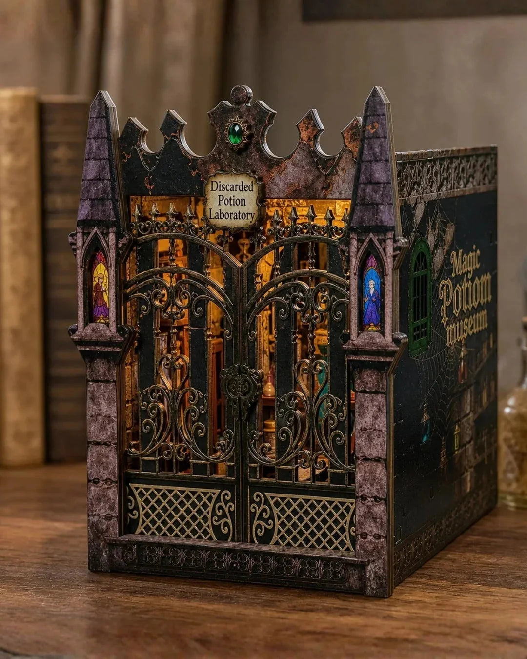 Twilight Potion Book Nook - side view