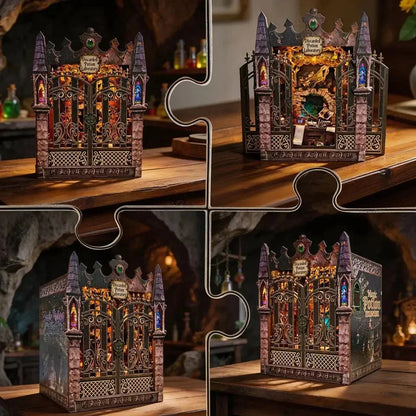 Twilight Potion Book Nook - four angles