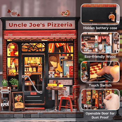 New York Pizzeria in a Miniature House Kit
