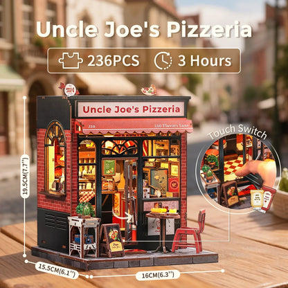 New York Pizzeria in a Miniature House Kit