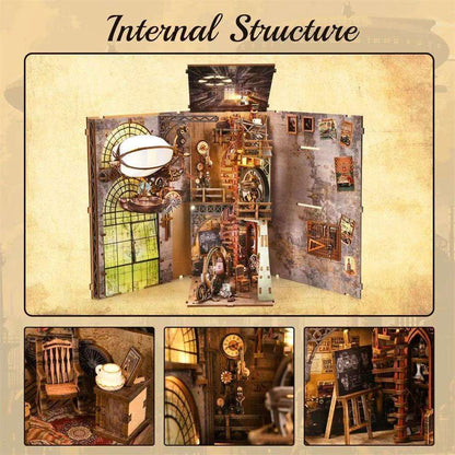 Uncle Peter's Warehouse Book Nook - internal structure