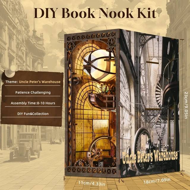 Uncle Peter's Warehouse Book Nook - dimensions