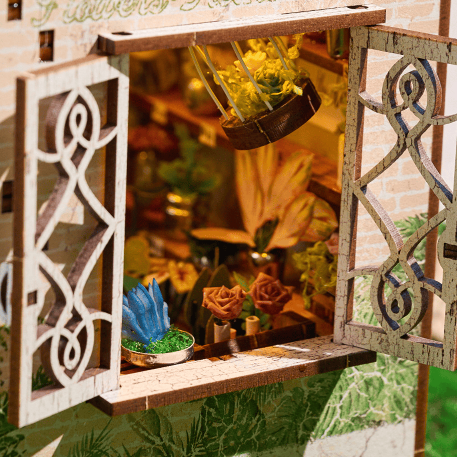 White Blossomary Atelier Book Nook - white frame