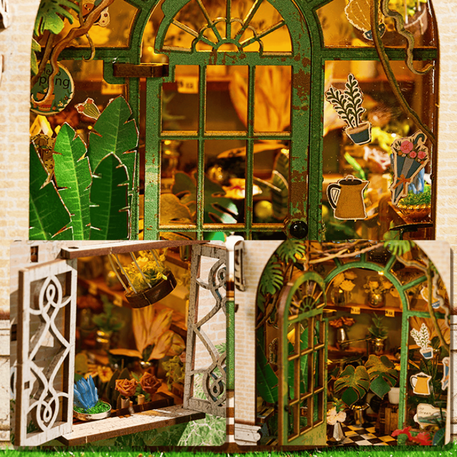 White Blossomary Atelier Miniature House product details
