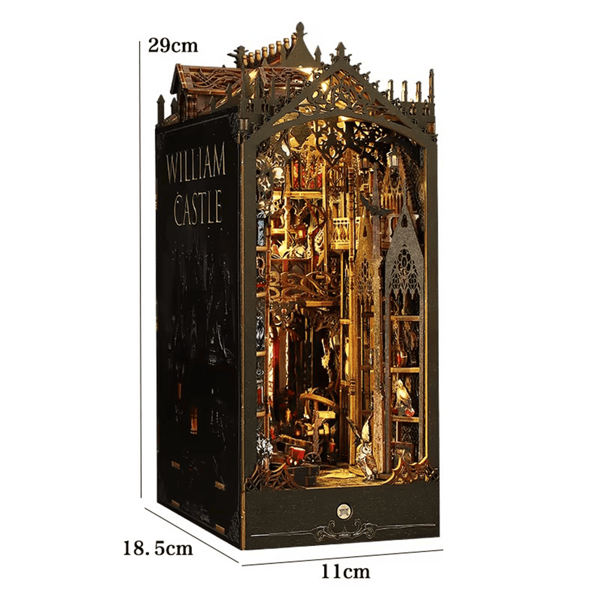 William Castle Book Nook - dimensions