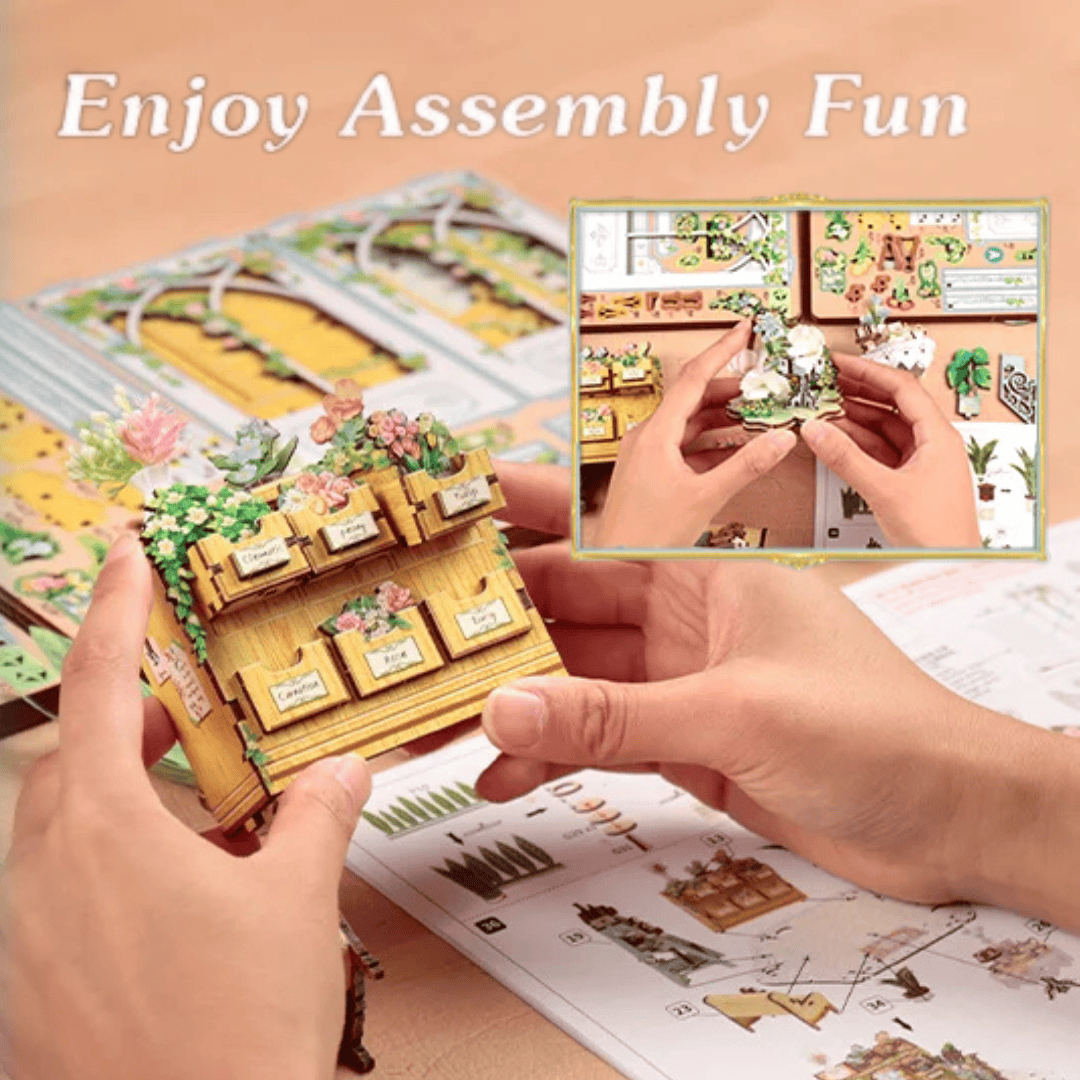 Windsor Flower House Miniature Doll House Kit